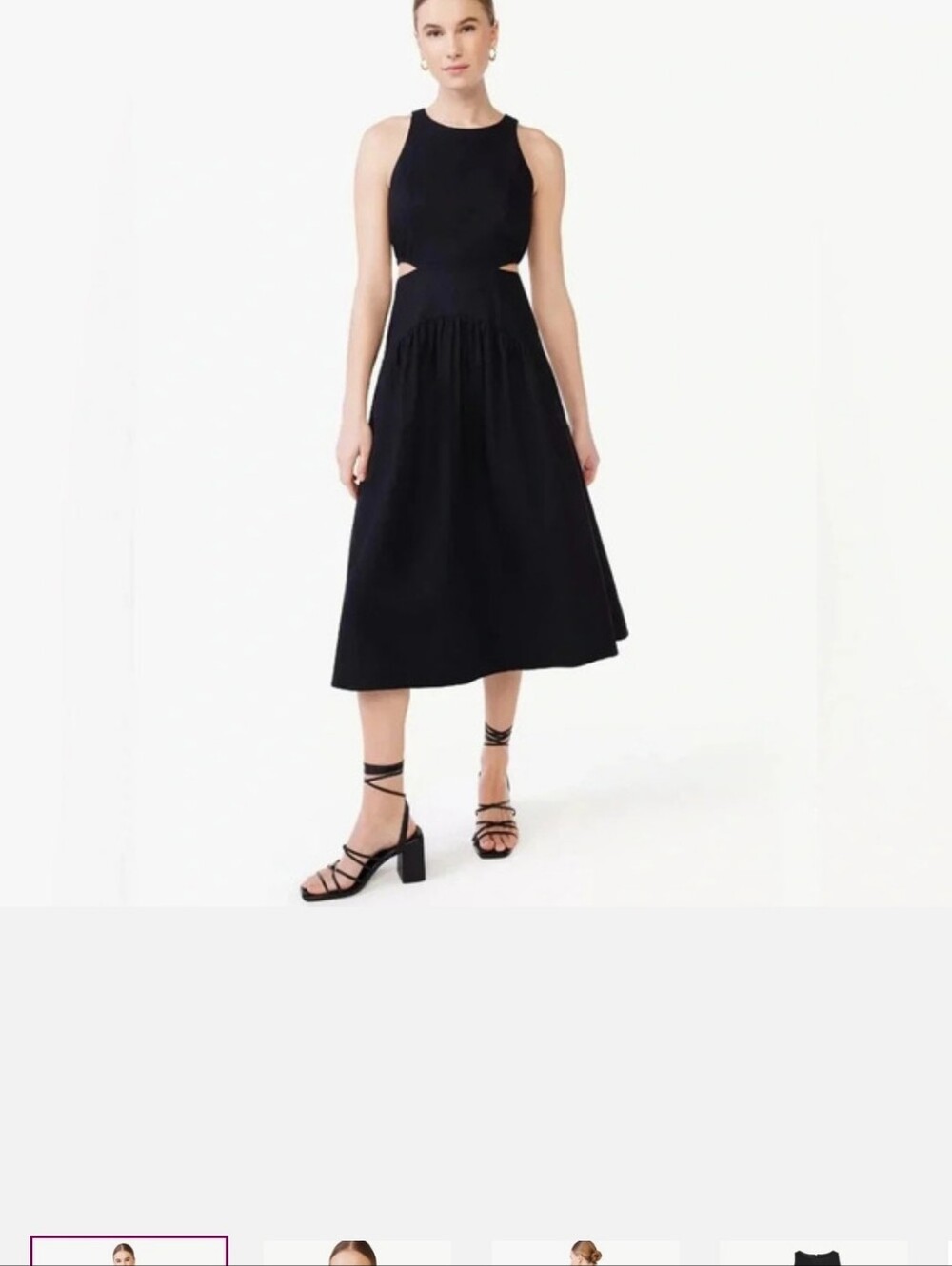 Scoop Linen Dress